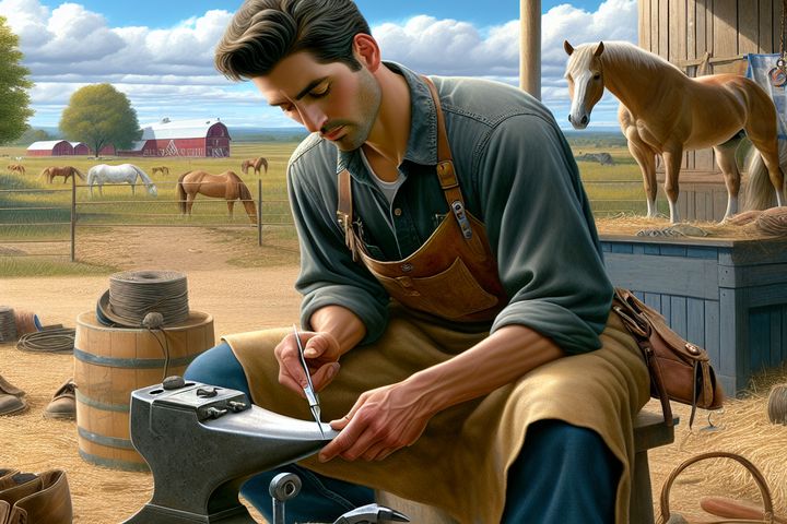 un herrador de caballos en estados unidos 5d65