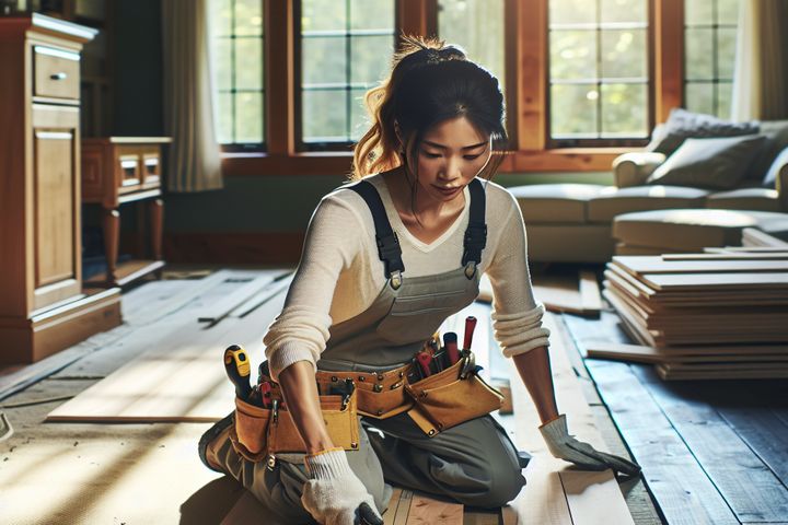 un instalador de pisos en estados unidos e1e8