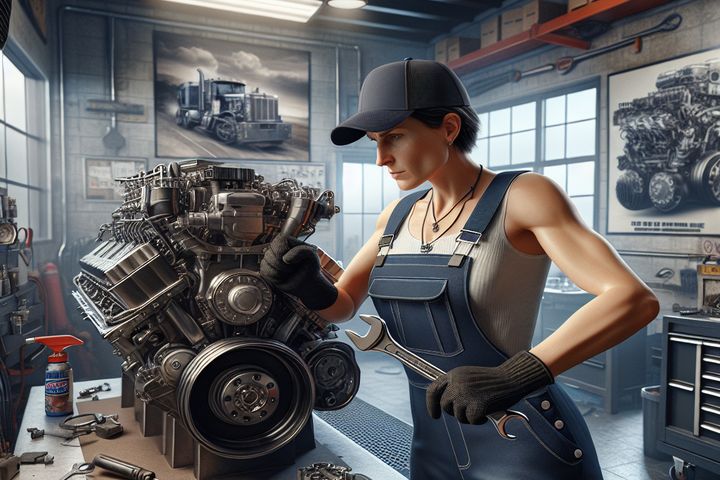 un mecanico de motores diesel en estados unidos f6a3