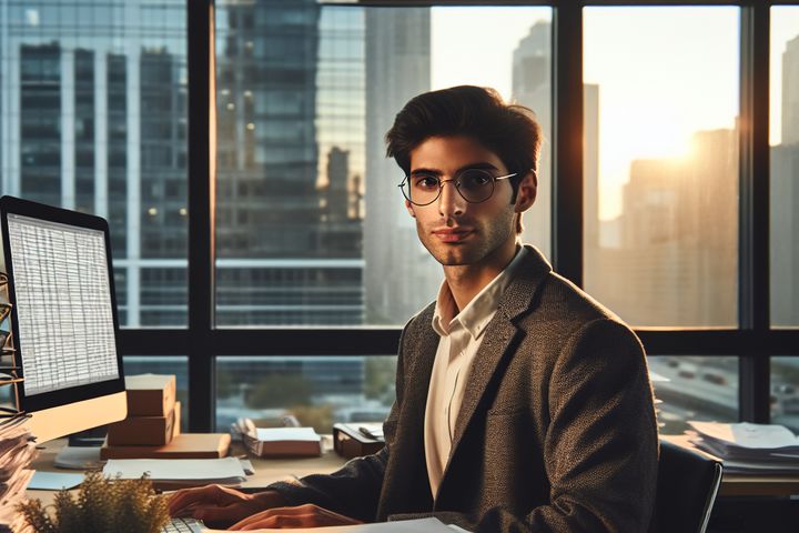 un oficinista en estados unidos a20c