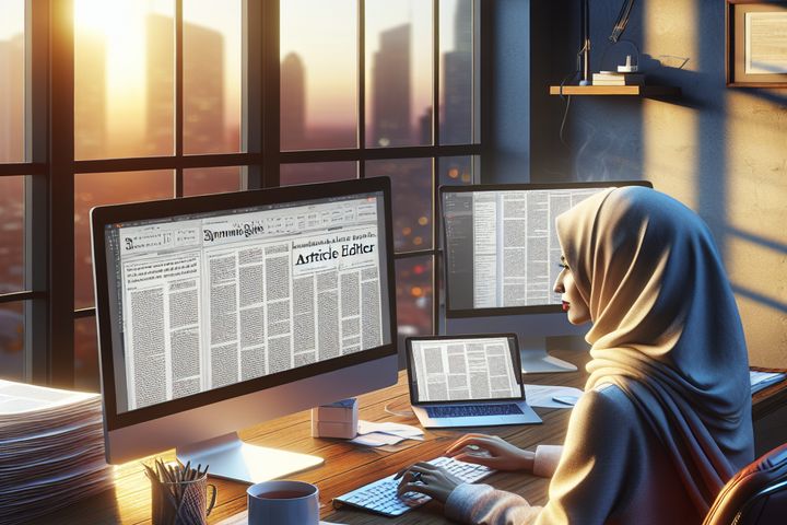 un redactor de articulos en estados unidos 25dc