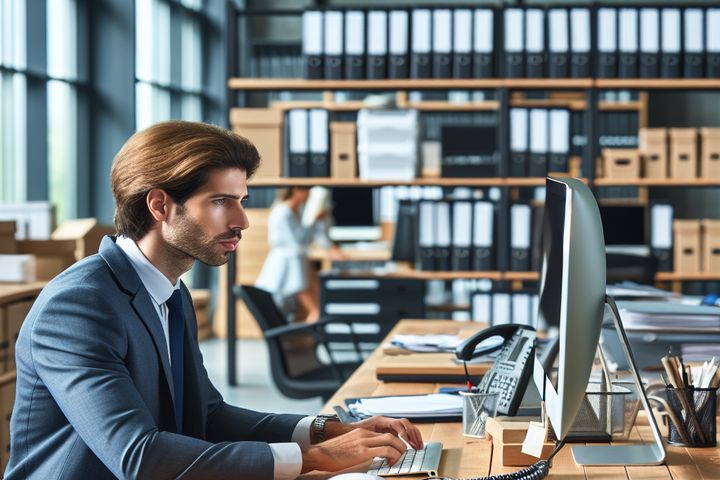 un tecnico auxiliar administrativo en estados unidos 453e