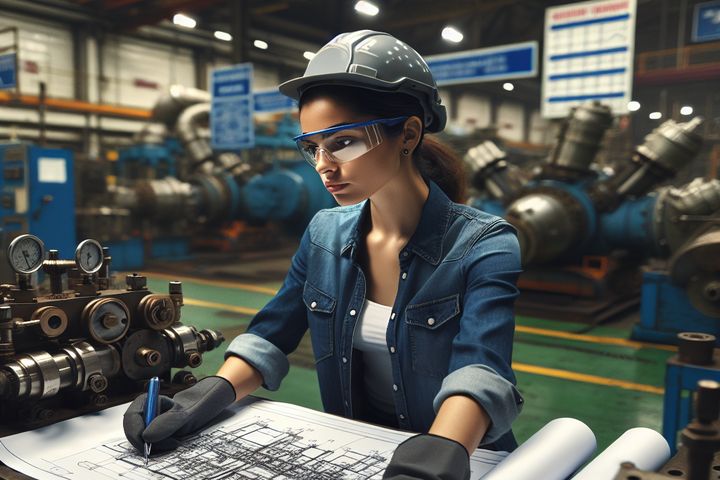 un tecnico en sistemas mecanicos industriales en estados unidos 131b