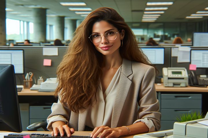 una auxiliar administrativa en estados unidos a999